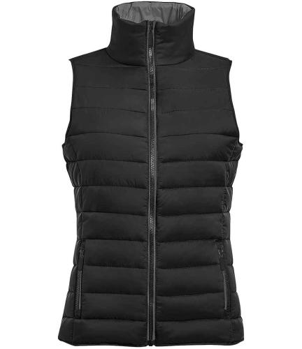 SOLS Ladies Wave Bodywarmer - Black - L